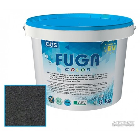 Затирка Atis Fuga Color A 120/3кг черный