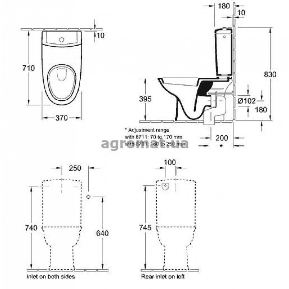Villeroy&Boch 775311R2 Century Бачок