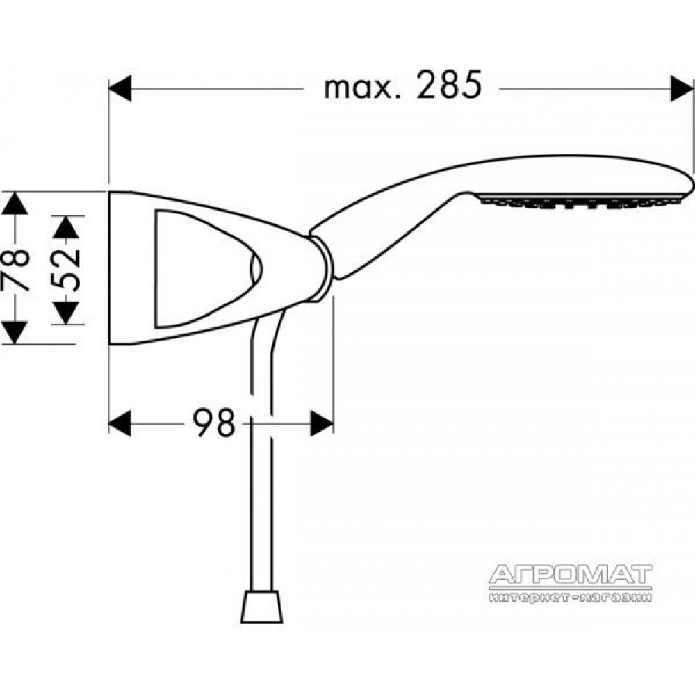 Душевой комплект Hansgrohe Porter 27572000