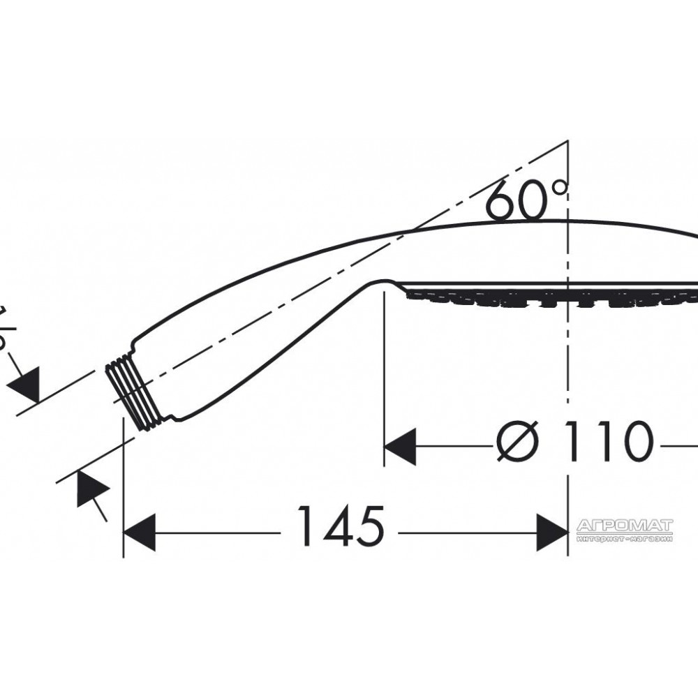 Ручной душ Hansgrohe Raindance E 28508000