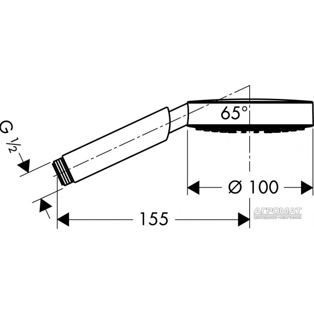 Ручной душ Hansgrohe Raindance 28509000