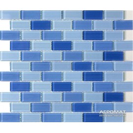 Мозаика Mozaico de LUX S-MOS HT156 MIX C BLUE