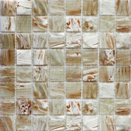 Мозаика Mozaico de LUX R-MOS 20GY10 WHITE GOLD