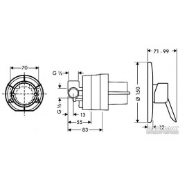 Набор смесителей Hansgrohe Focus S 31764000