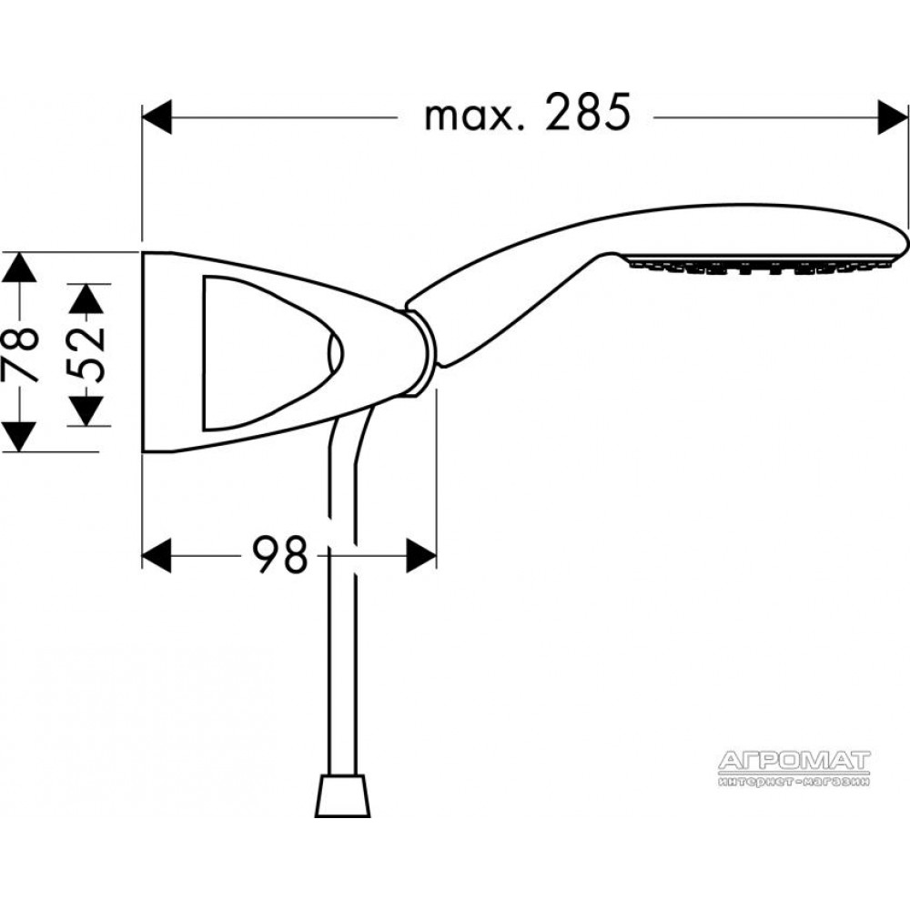 Душевой комплект Hansgrohe Porter 27573000