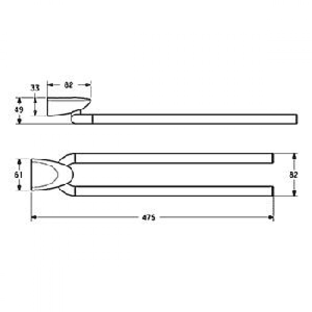 Аксессуар Hansa 5379-0900 MOTION Полотенцедержательдвойн.