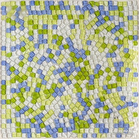 Мозаика Mozaico de LUX M-MOS MSSH4006 PISTACHO PEBBLE