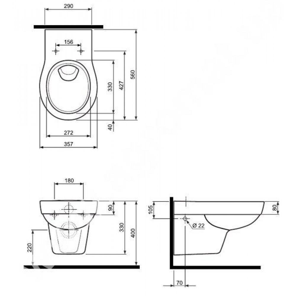 Kolo K33100 Varius Унитаз подв.