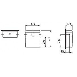 Laufen 27670 000 278 FORM Бачок
