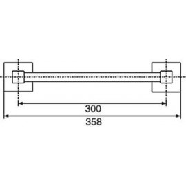 Аксессуар Hansa 5026-0900 QUADRIS Полотенцедержатель
