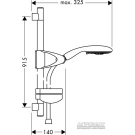 Душевой комплект Hansgrohe Raindance E 27881000
