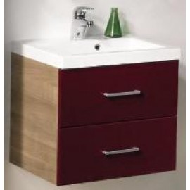 Мебель для ванной Gorenje 748153 QUADRA NOCCE-RED тумба с умыв. (2ч.)
