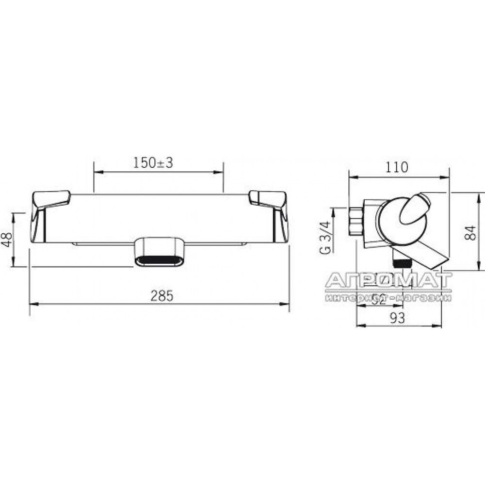 Смеситель для ванны Oras Optima 7140