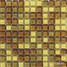 Мозаика Mozaico de LUX M-MOS MSDF-8002(L) GOLD2-1