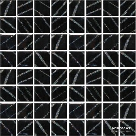 Мозаика Mozaico de LUX M-MOS MSD-400 LUX BLACK