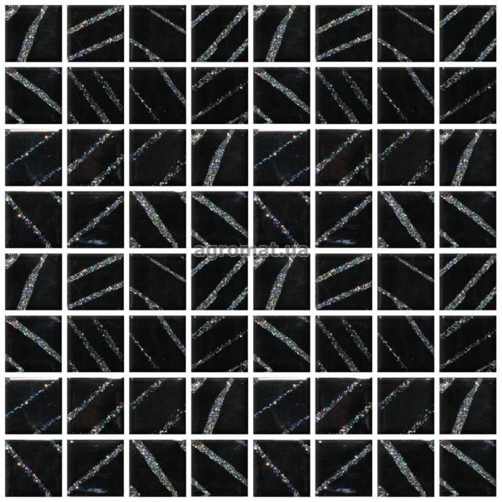 Мозаика Mozaico de LUX M-MOS MSD-400 LUX BLACK