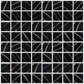 Мозаика Mozaico de LUX M-MOS MSD-400 LUX BLACK