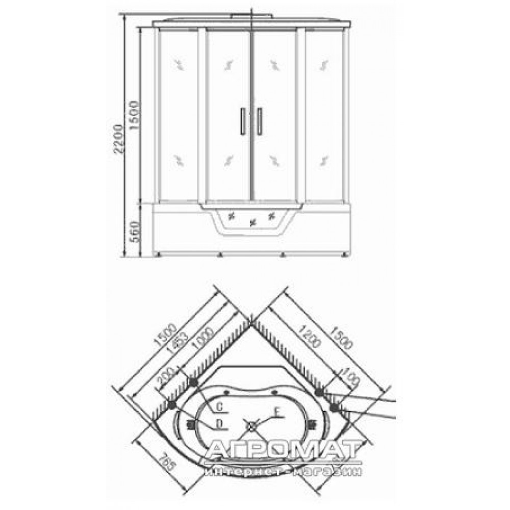 Паровой бокс Appollo GUCI-861 SILVER GREY