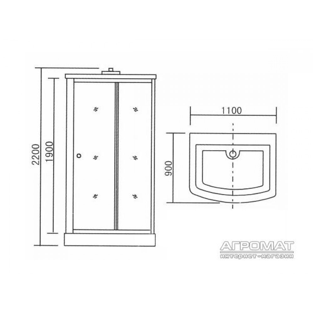 Паровой бокс Appollo GUCI-865 Silver Grey