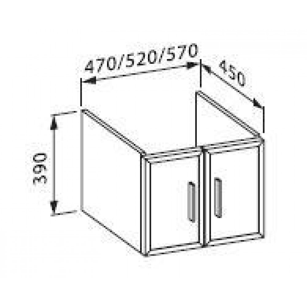 Мебель для ванной Laufen 73951 070 500 CASE Тумба-52