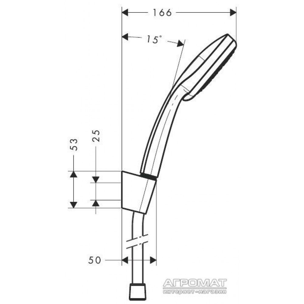 Душевой комплект Hansgrohe Croma 27592000
