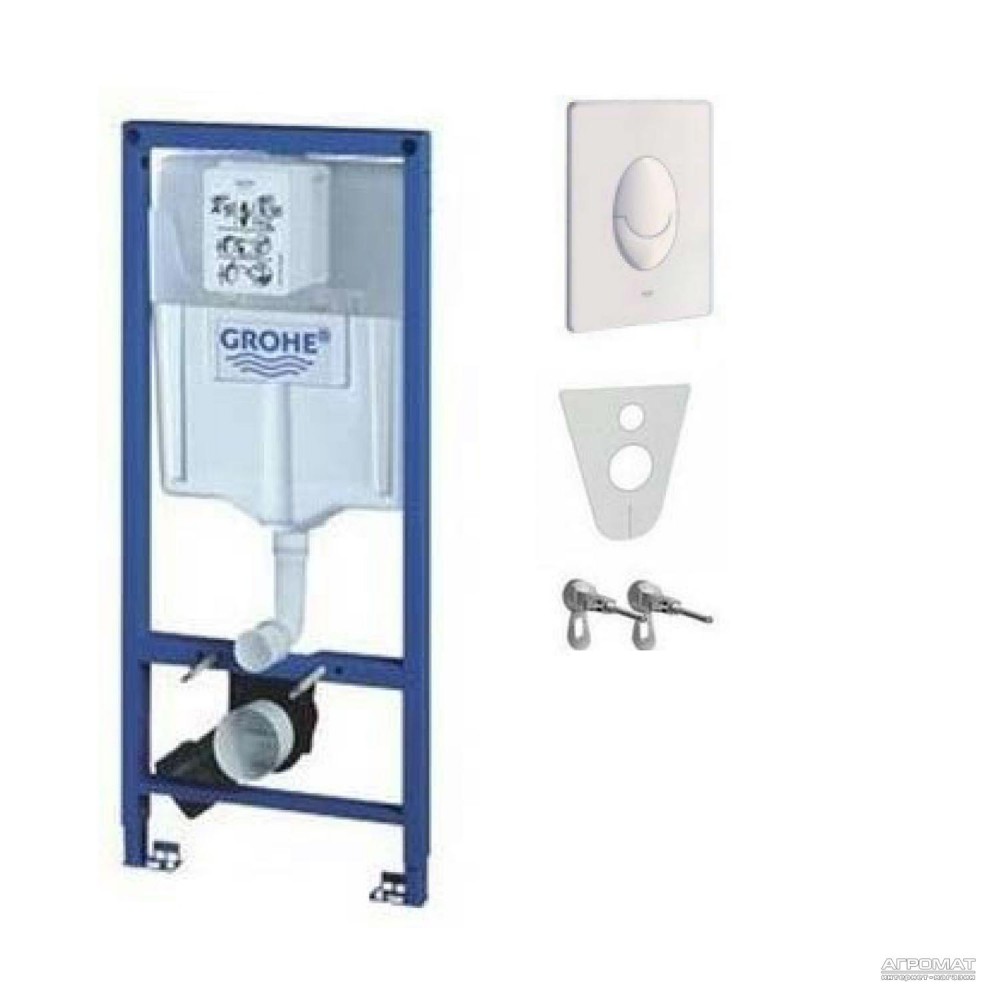 Villeroy&Boch Унитаз подвесной Architectura и инсталяция Grohe Rapid SL