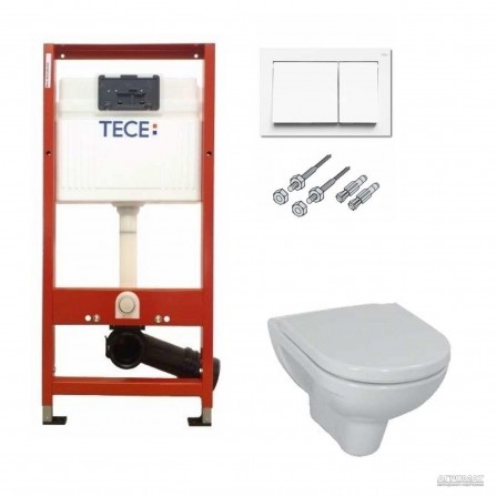 Унитаз подвесной Laufen Pro и инсталяция TECEbase kit