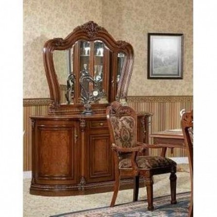 Буфет Furniture Design Furniture Classic (орех) 8981 с зеркалом