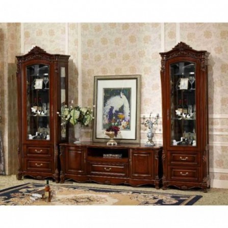 Гостиная Furniture Design Furniture Classic (темный орех) TV set 802