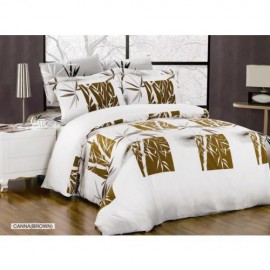 Комплект постельного белья Arya Бамбук 200х220 Canna brown
