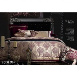 Комплект постельного белья Word of Dream Сатин жаккард+вышивка 2,0 FSM967