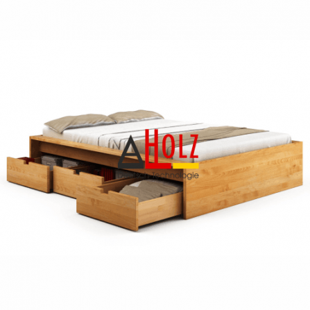 Кровать двухспальная A-Holz Берлинале (Ольха) 160*200