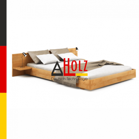 Кровать двухспальная A-Holz Гамбург (Ольха) 160*200