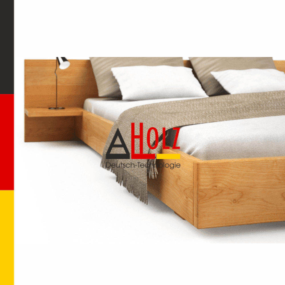 Кровать двухспальная A-Holz Гамбург (Ольха) 160*200