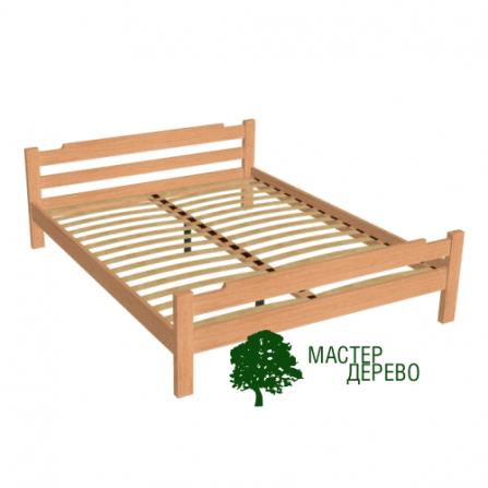 Кровать двухспальная Мастер Дерево MD-0105 160*200 (Ольха)