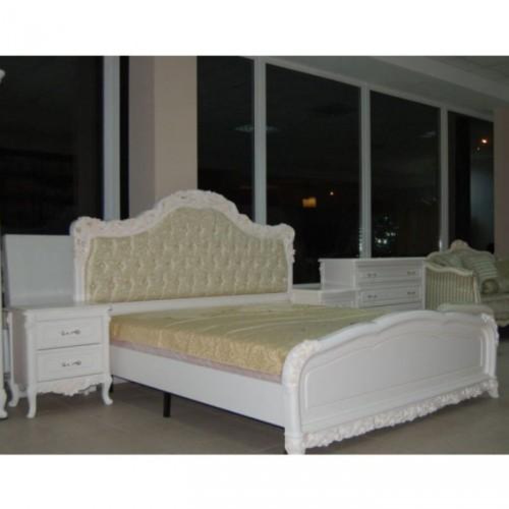 Кровать Feilong Rose 180*200 (слоновая кость)