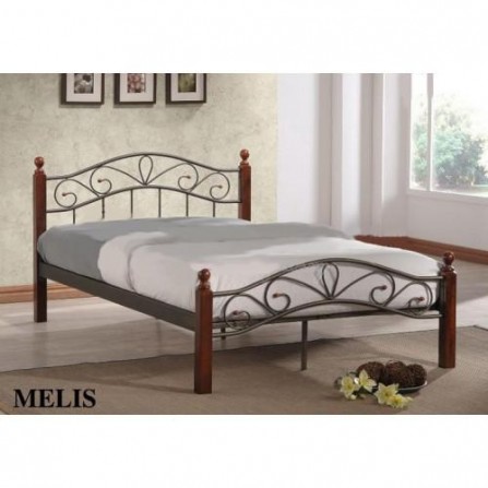 Кровать Metal Wood Melis 120*200
