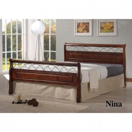 Кровать Metal Wood Nina 160*200