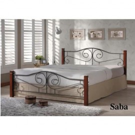 Кровать Metal Wood Saba 140*200