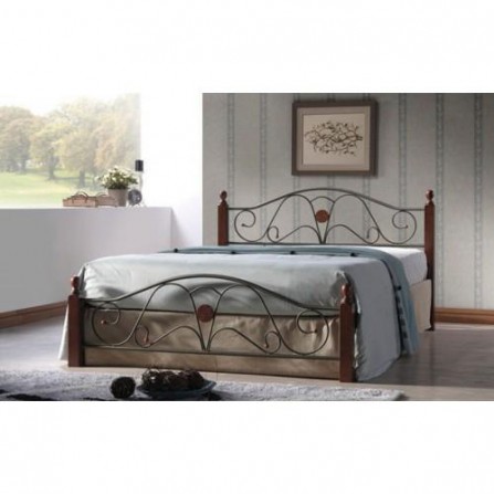Кровать Metal Wood Vivien 160*200