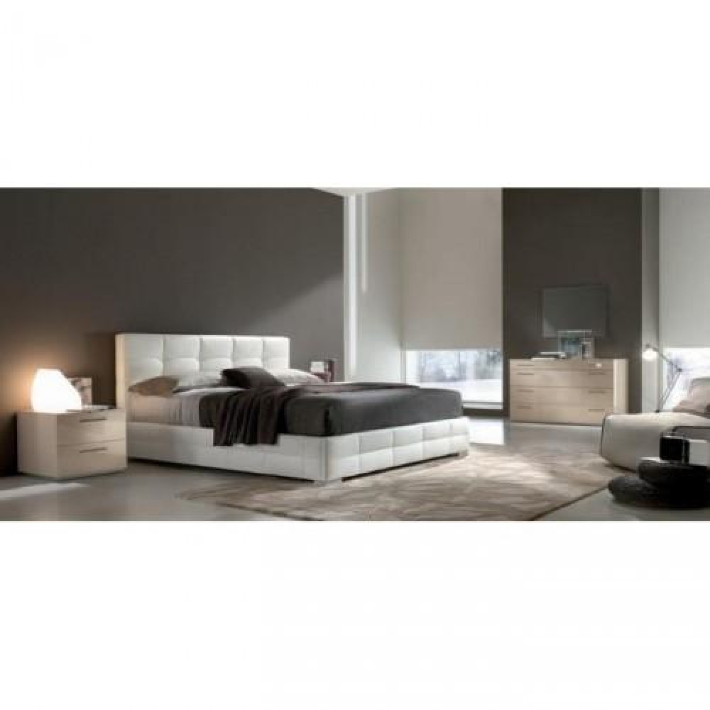 Кровать Spar Pacifico Desiree 180*200 Ecopelle bianco