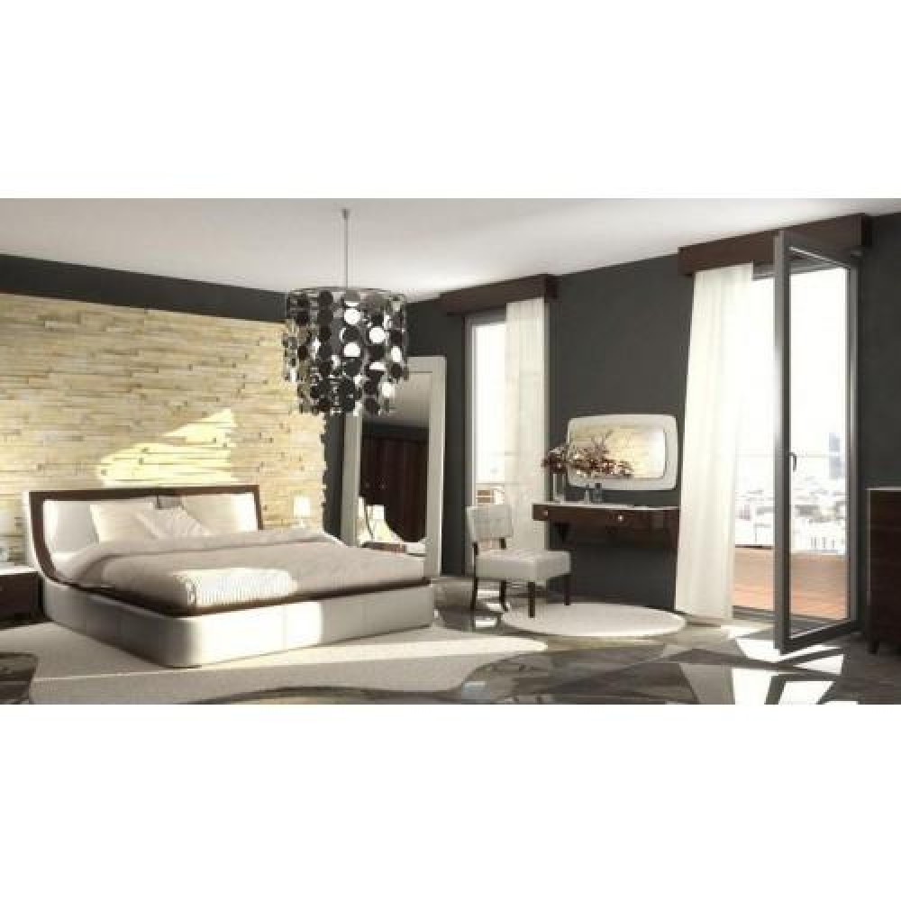 Кровать Woodways Bossa Nova Bianco 160*200 (эко-кожа)