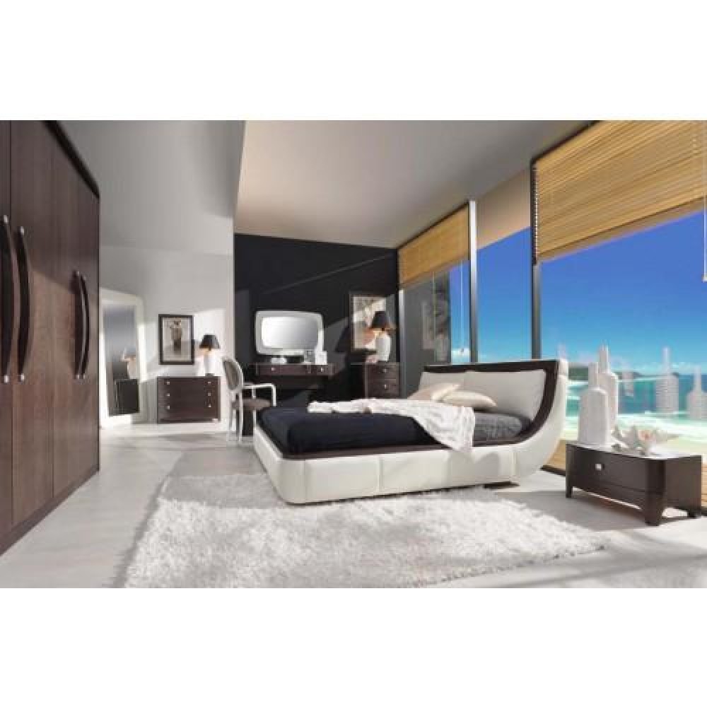 Кровать Woodways Bossa Nova Bianco 180*200 плюс (эко-кожа)