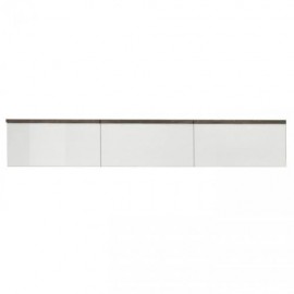 Шкаф навесной Arte-M Linea (oak dark HN/white HG/oak dark HN) 265 4157