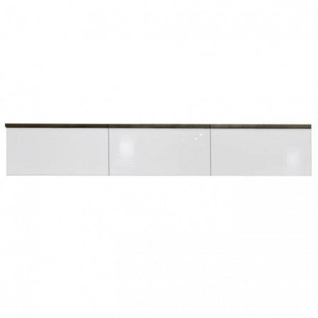 Шкаф навесной Arte-M Linea (white/white HG/ash dark HN) 267 4157