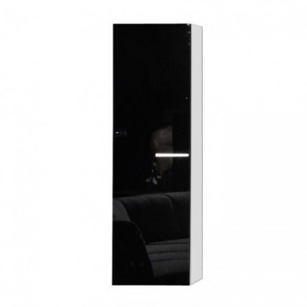 Шкаф навесной Arte-M Game (white/glass black) 347 185