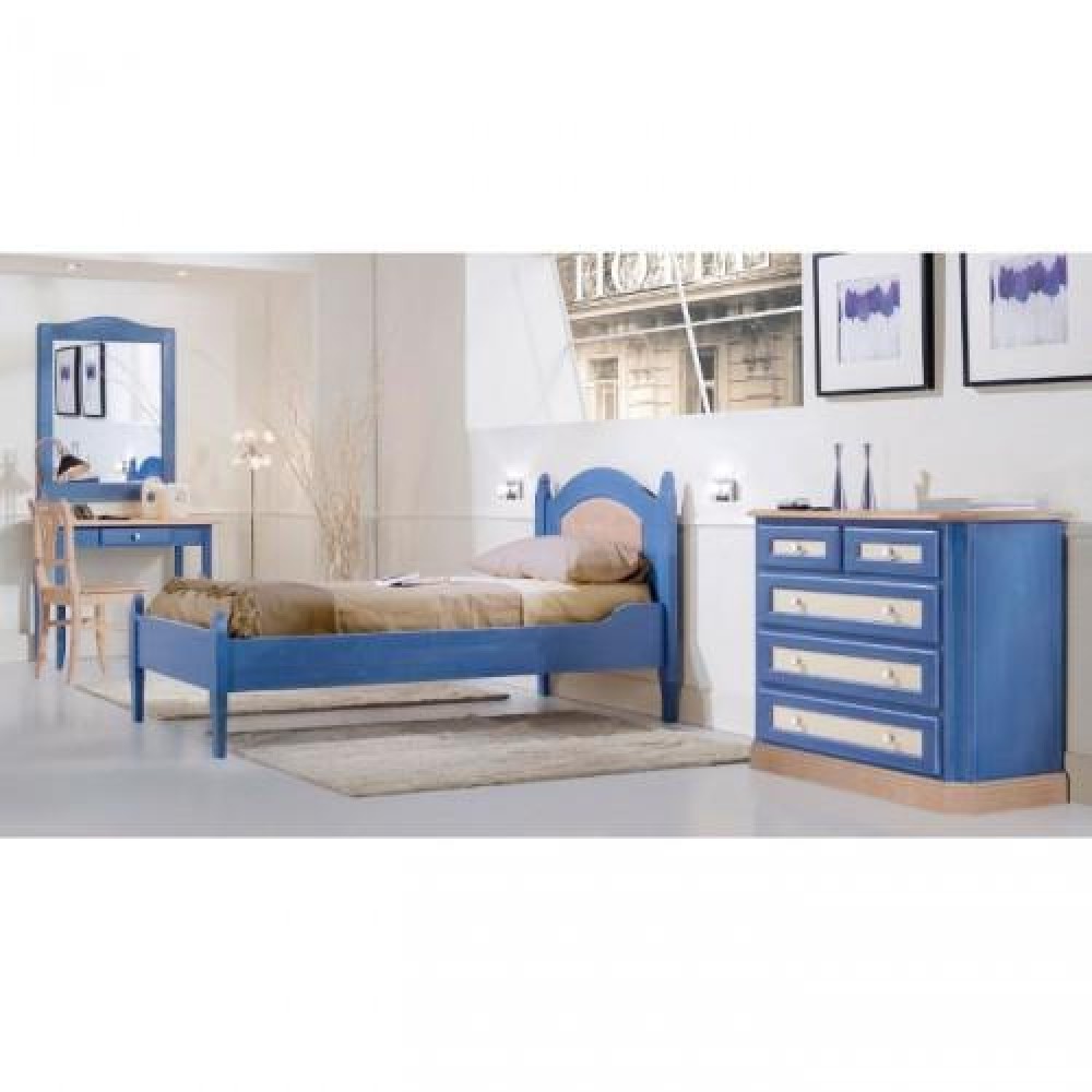 Стул кухонный Ferro Raffaello Finiture Blu 2224/A (colore miele)