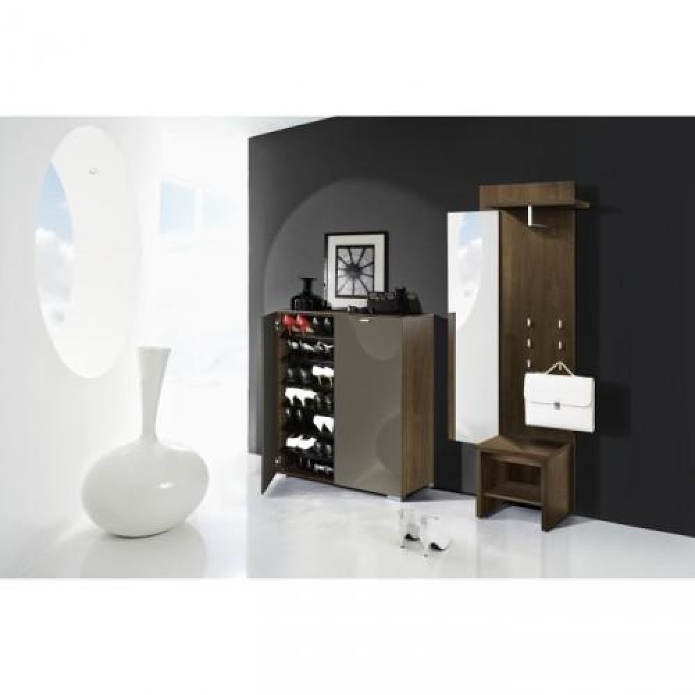 Тумба для обуви Arte-M Garderoben (terra walnut HN/stone grey HG) 278 2455