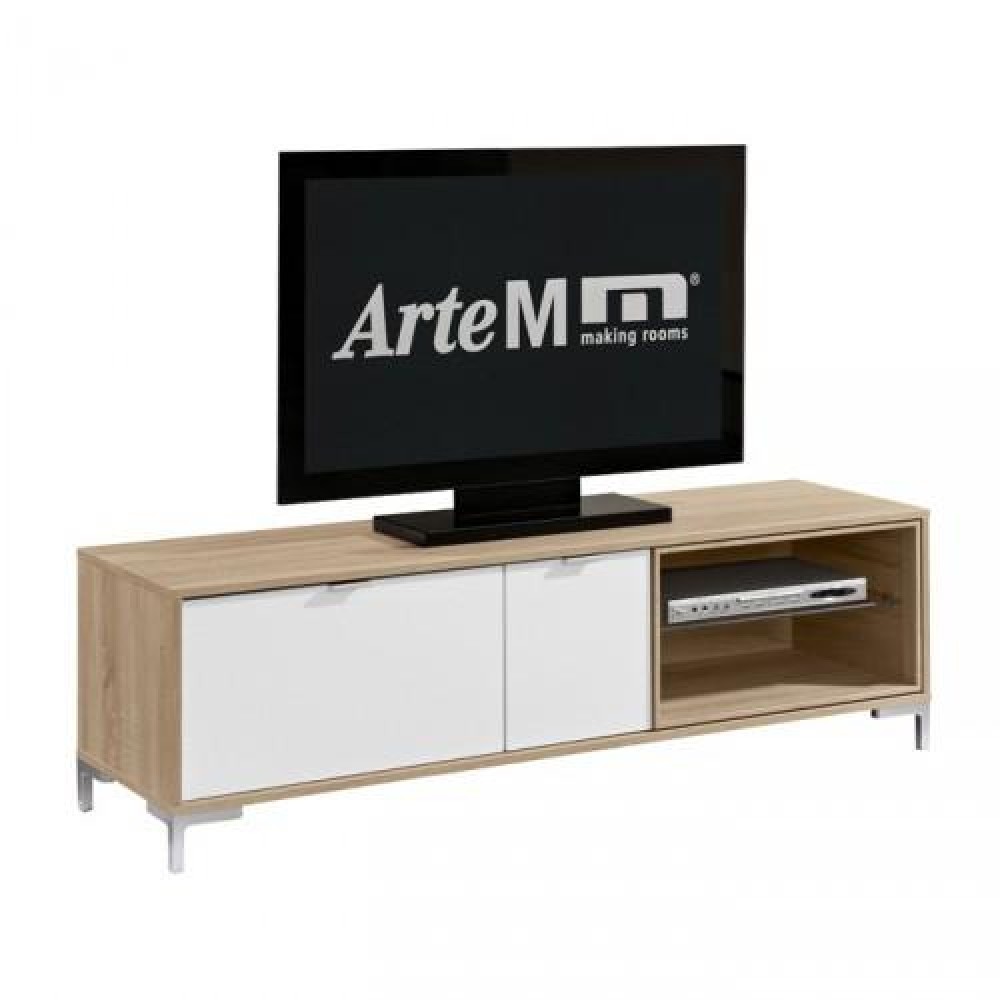 Тумба под TV Arte-M Pool (oak HN/white) 743 1257