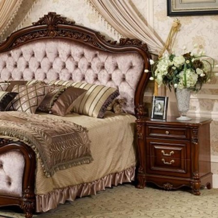 Тумбочка прикроватная Furniture Design Furniture Classic (темный орех) 802-1